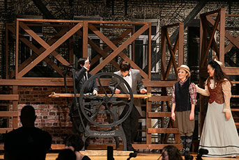 "Newsies" Set Design By Lauren Rosenay